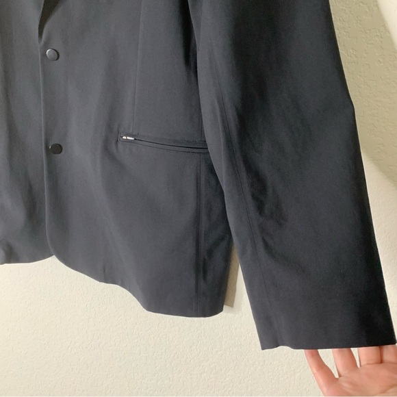 Paskho Mens Black The Ultimate Travel Full Zip Blazer Jacket XL - Picture 3 of 9